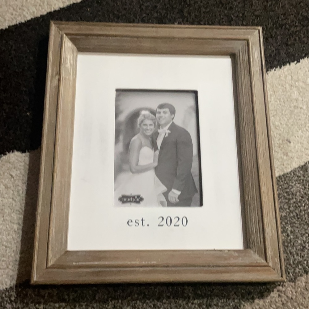 Mud Pie Home Decor Wedding Photo Frame